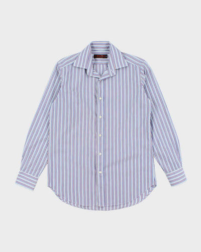 Vintage 2000's Etro Striped Long Sleeve Shirt - L