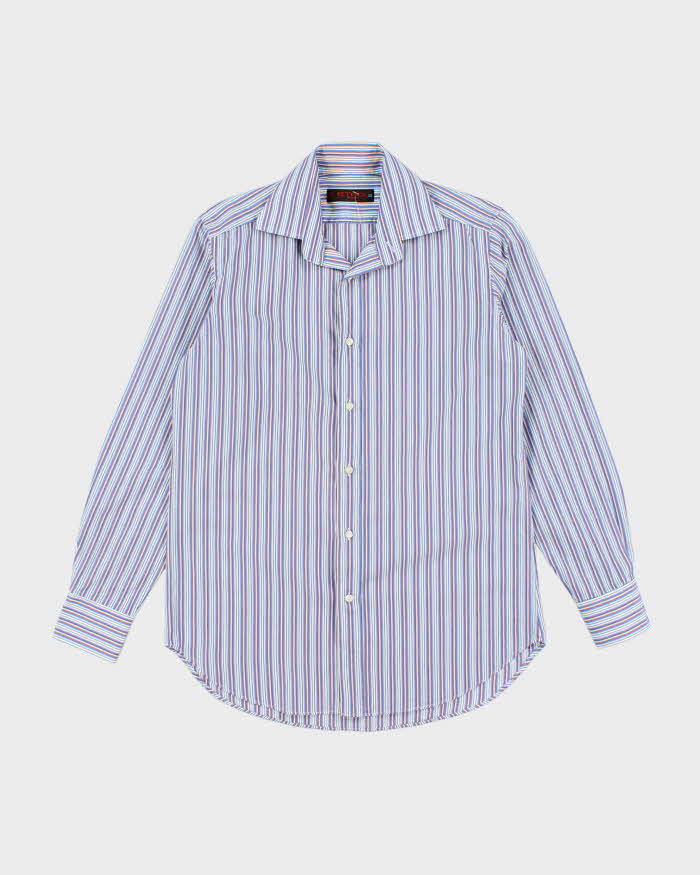 Vintage 2000's Etro Striped Long Sleeve Shirt - L
