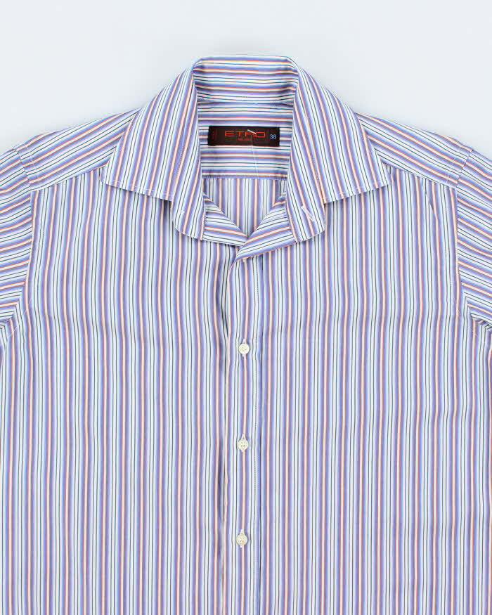 Vintage 2000's Etro Striped Long Sleeve Shirt - L