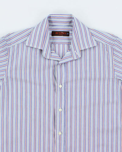 Vintage 2000's Etro Striped Long Sleeve Shirt - L