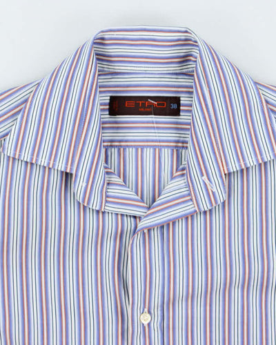 Vintage 2000's Etro Striped Long Sleeve Shirt - L