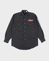 Vintage 2000's Budweiser Embroidered Long Sleeve Shirt - L