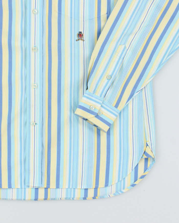 Vintage 2000's Tommy Hilfiger Small Embroidered Striped Shirt - S