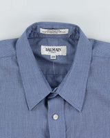 Vintage Balmain Striped Long Sleeve Shirt - L