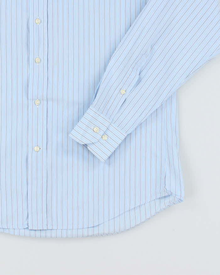 Vintage 90's Yves Saint Laurent Striped Long Sleeve Shirt - L