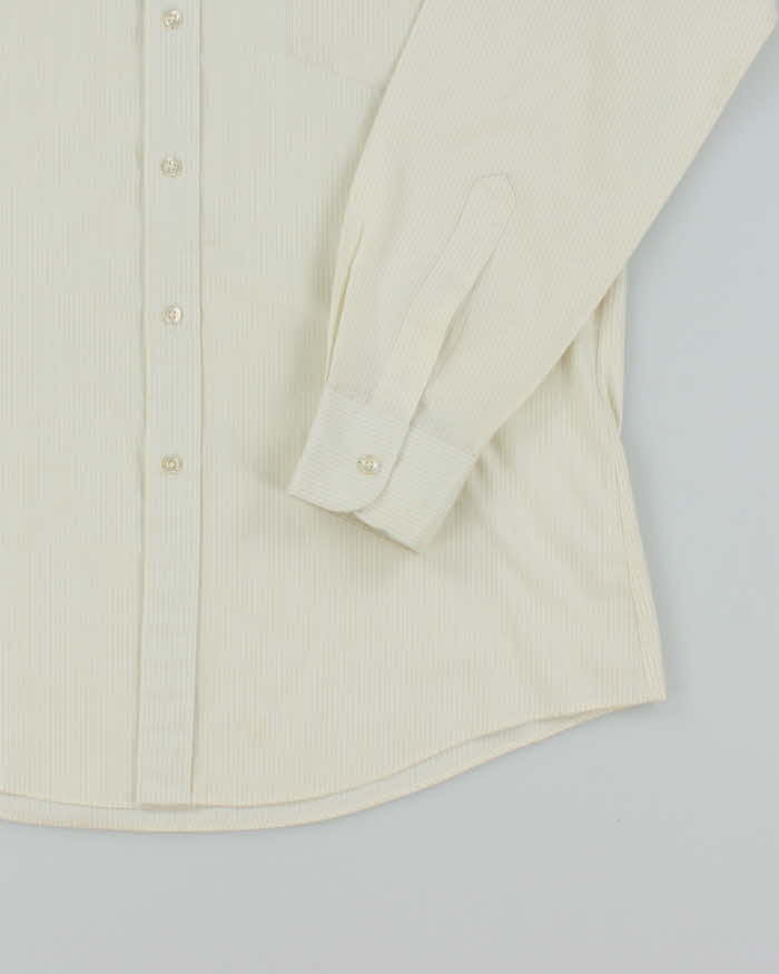 Vintage 90's Yves Saint Laurent Striped Long Sleeve Shirt - M