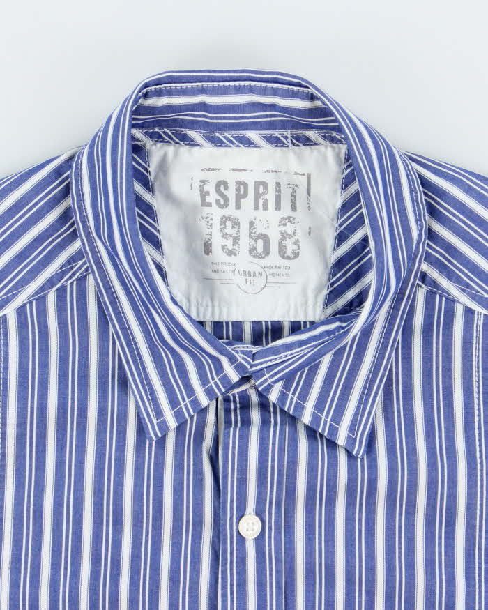 Vintage Y2K Esprit Striped Long Sleeve Shirt - L