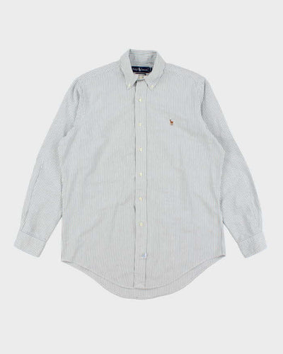 Vintage 2000's Ralph Lauren Heavyweight Striped Long Sleeve Shirt - L