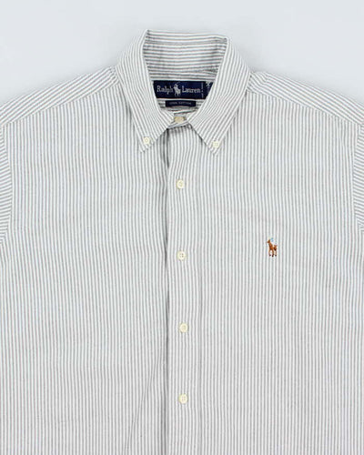 Vintage 2000's Ralph Lauren Heavyweight Striped Long Sleeve Shirt - L