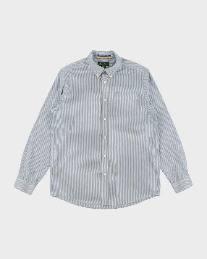 Vintage 2000's Eddie Bauer Heavyweight Striped Long Sleeve Shirt - M