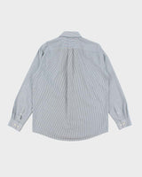 Vintage 2000's Eddie Bauer Heavyweight Striped Long Sleeve Shirt - M