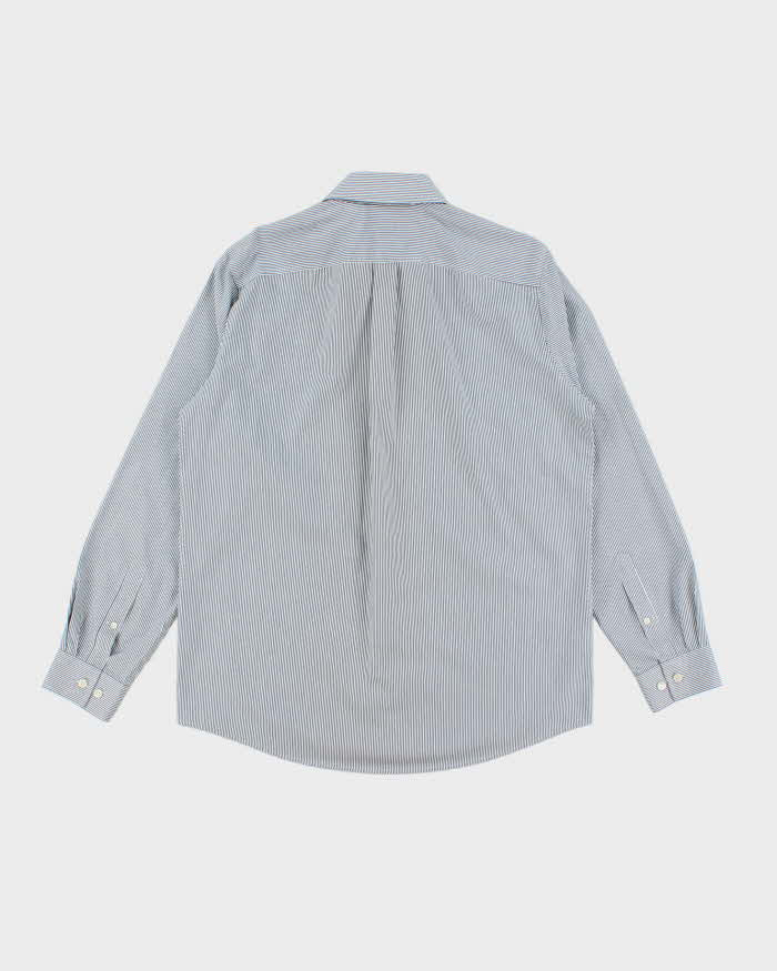 Vintage 2000's Eddie Bauer Heavyweight Striped Long Sleeve Shirt - M