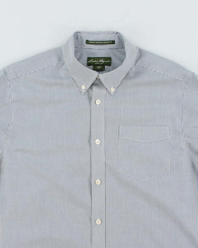 Vintage 2000's Eddie Bauer Heavyweight Striped Long Sleeve Shirt - M