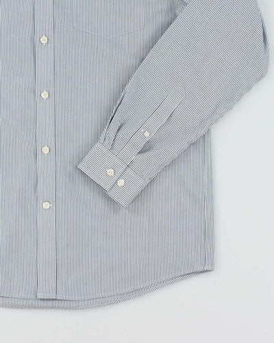 Vintage 2000's Eddie Bauer Heavyweight Striped Long Sleeve Shirt - M