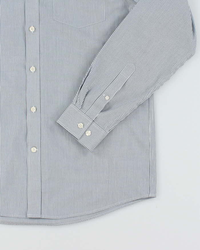 Vintage 2000's Eddie Bauer Heavyweight Striped Long Sleeve Shirt - M