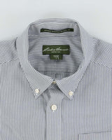 Vintage 2000's Eddie Bauer Heavyweight Striped Long Sleeve Shirt - M