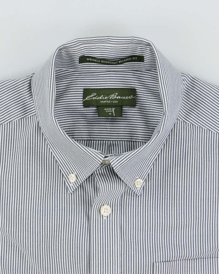 Vintage 2000's Eddie Bauer Heavyweight Striped Long Sleeve Shirt - M