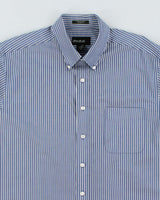 Vintage 2000's Eddie Bauer Oversized Striped Long Sleeve Shirt - L