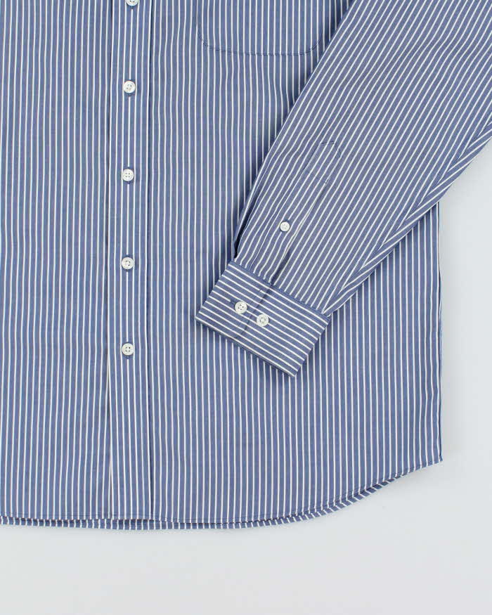 Vintage 2000's Eddie Bauer Oversized Striped Long Sleeve Shirt - L