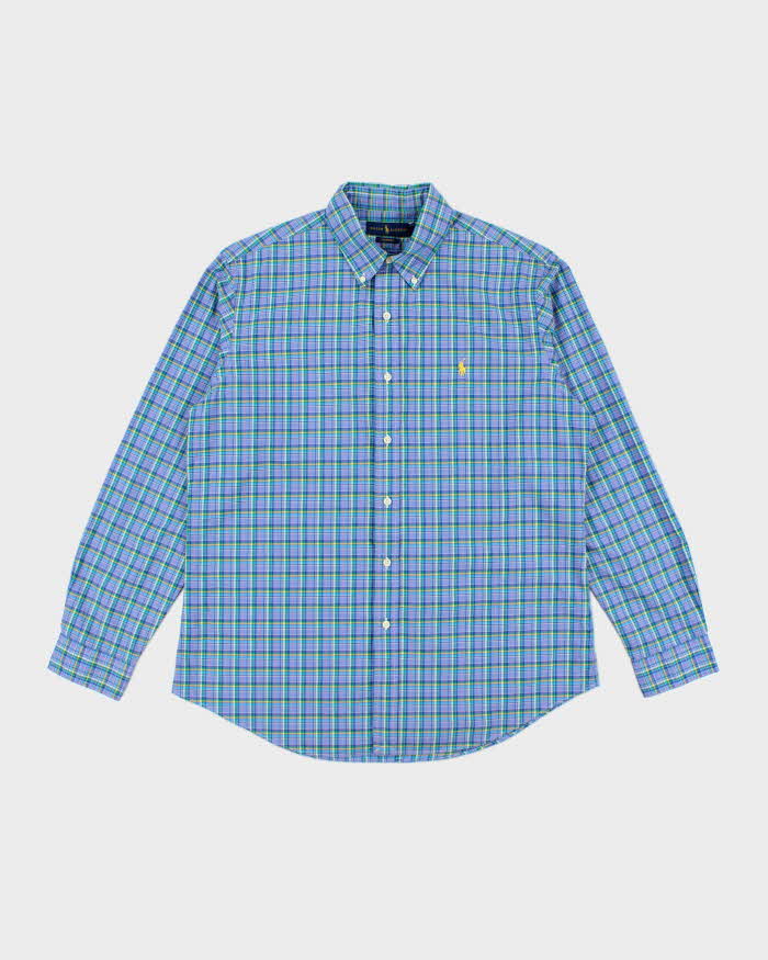Vintage 2000's Ralph Lauren Patterned Long Sleeve Shirt - L