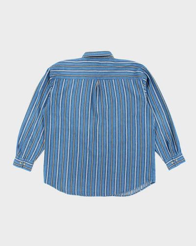 Vintage Dickies Loose Fit Oversized Striped Shirt - XL