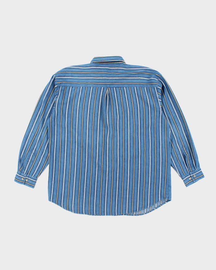 Vintage Dickies Loose Fit Oversized Striped Shirt - XL