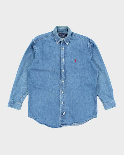 Vintage 2000's Ralph Lauren Medium Wash Denim Shirt - S