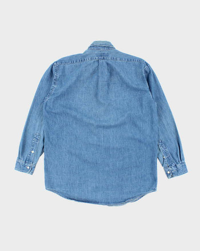 Vintage 2000's Ralph Lauren Medium Wash Denim Shirt - S