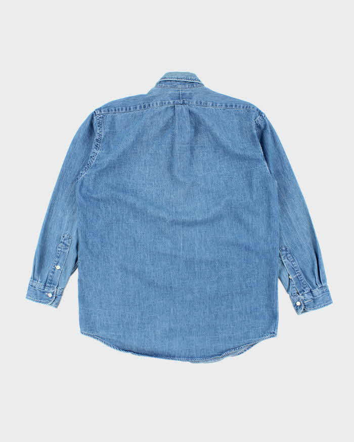 Vintage 2000's Ralph Lauren Medium Wash Denim Shirt - S