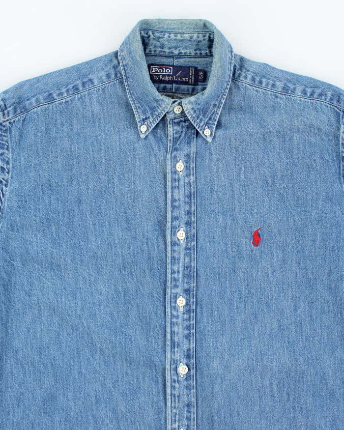 Vintage 2000's Ralph Lauren Medium Wash Denim Shirt - S