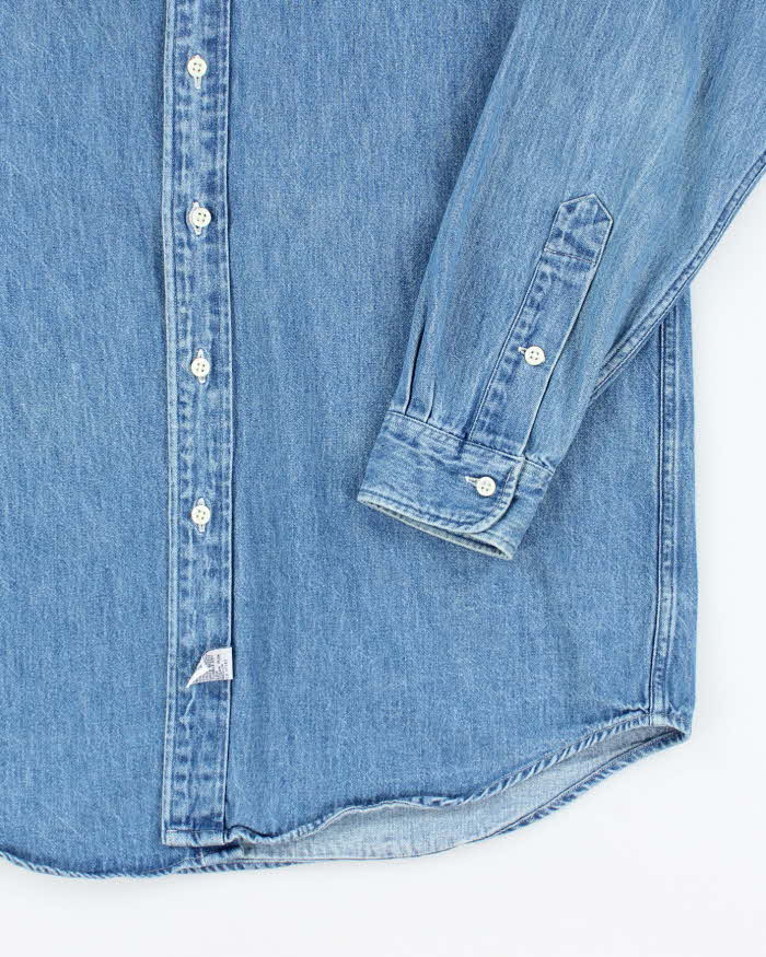 Vintage 2000's Ralph Lauren Medium Wash Denim Shirt - S