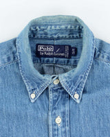 Vintage 2000's Ralph Lauren Medium Wash Denim Shirt - S