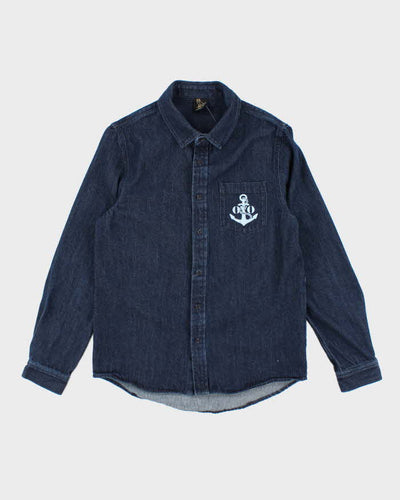 Vintage 2000's OVO Dark Wash Denim Shirt - S