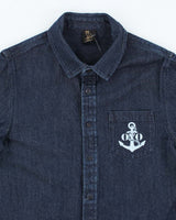 Vintage 2000's OVO Dark Wash Denim Shirt - S