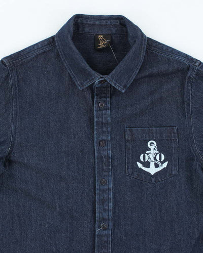 Vintage 2000's OVO Dark Wash Denim Shirt - S