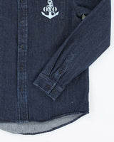 Vintage 2000's OVO Dark Wash Denim Shirt - S