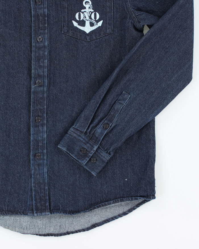 Vintage 2000's OVO Dark Wash Denim Shirt - S