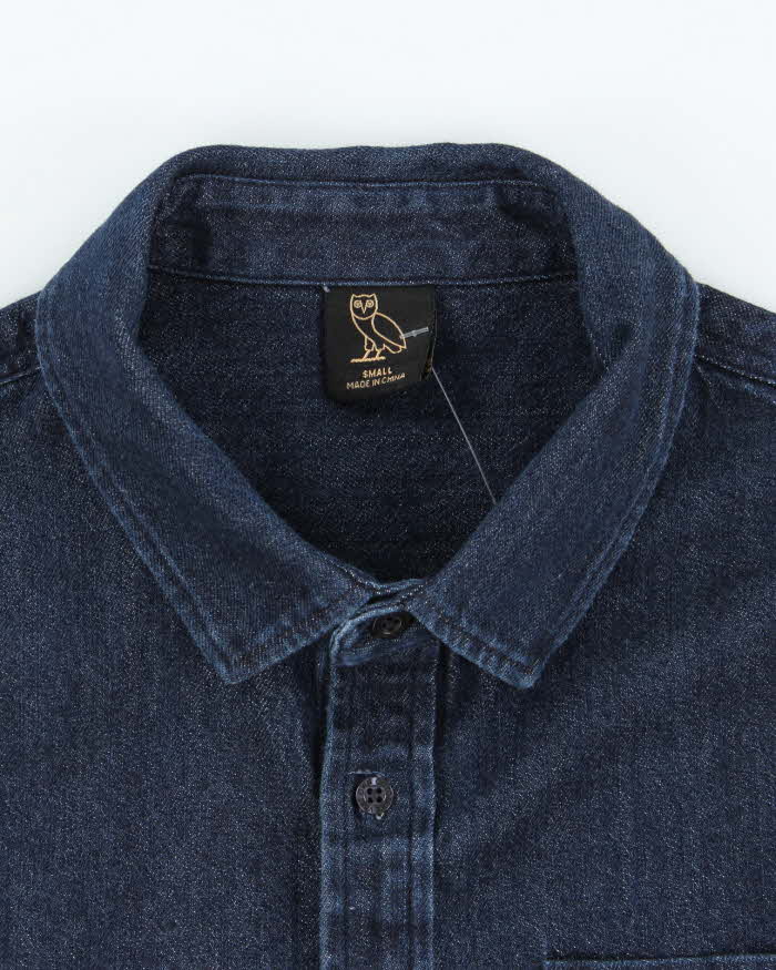Vintage 2000's OVO Dark Wash Denim Shirt - S