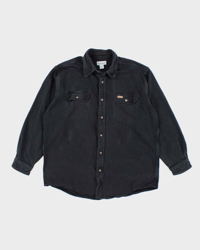 Vintage 90's Carhartt Heavyweight Oversized Long Sleeve Shirt - XL