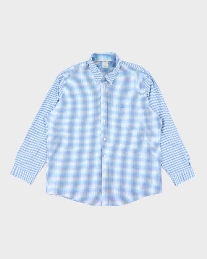 Vintage Brooks Brothers Check Long Sleeve Shirt - XXL