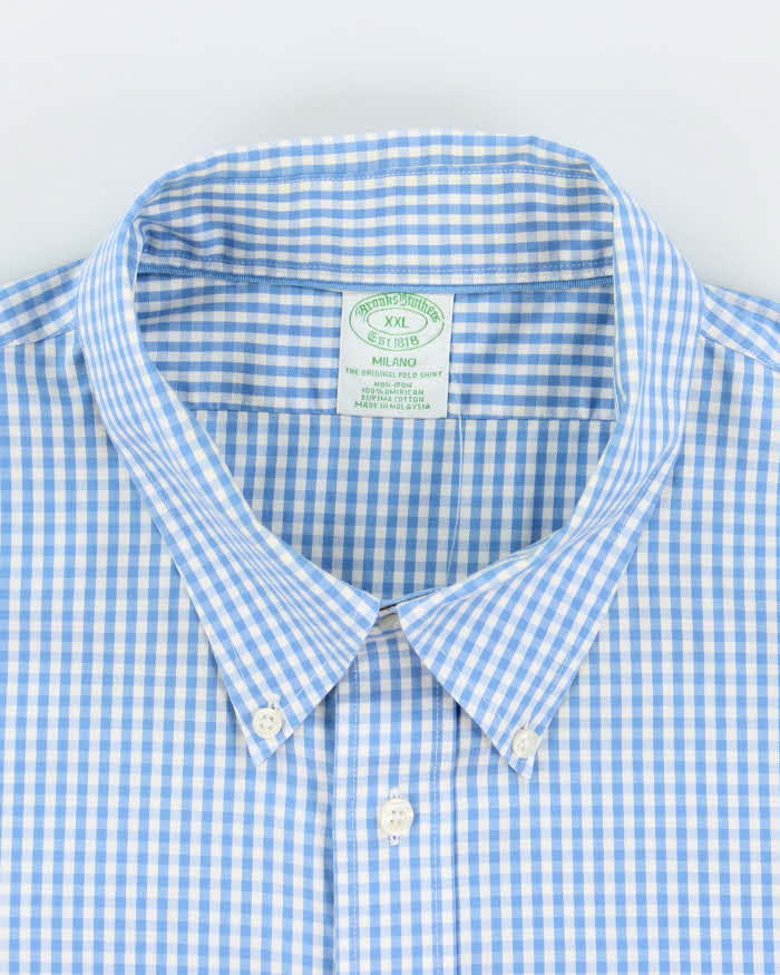 Vintage Brooks Brothers Check Long Sleeve Shirt - XXL