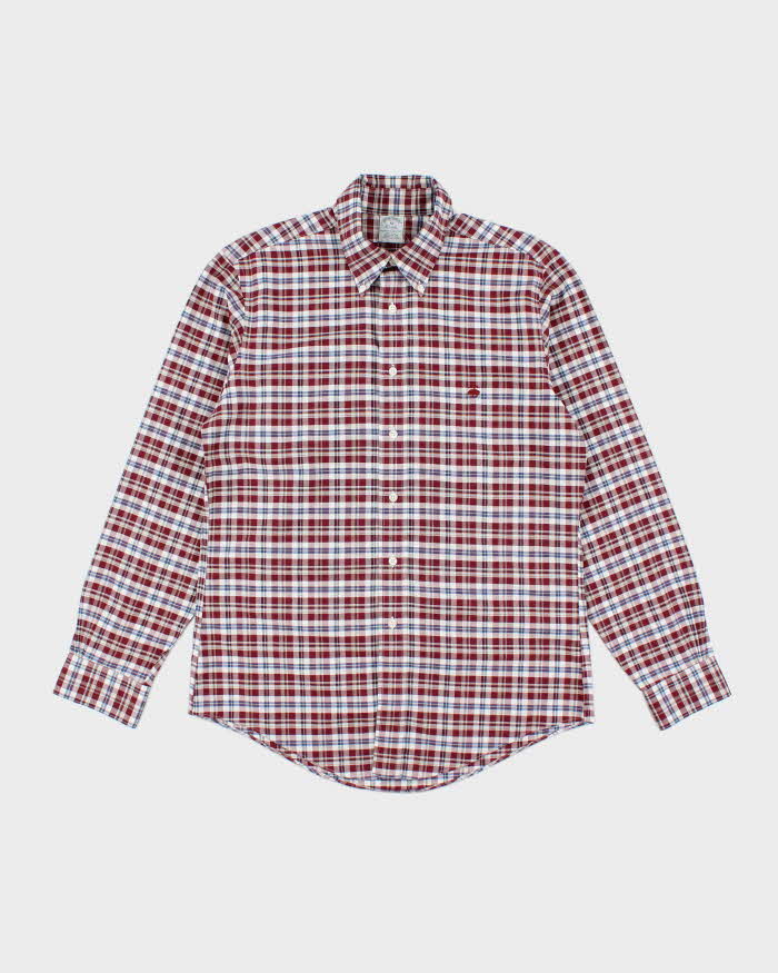 Vintage Brooks Brothers Check Long Sleeve Shirt - M