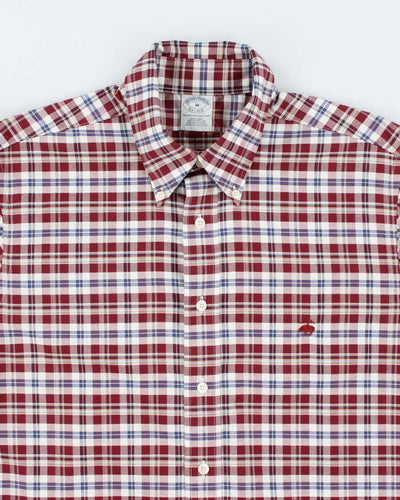 Vintage Brooks Brothers Check Long Sleeve Shirt - M