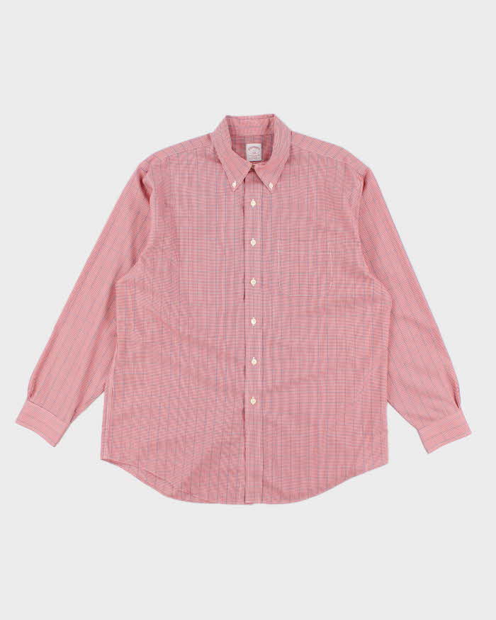 Vintage Brooks Brothers Check Long Sleeve Shirt - L