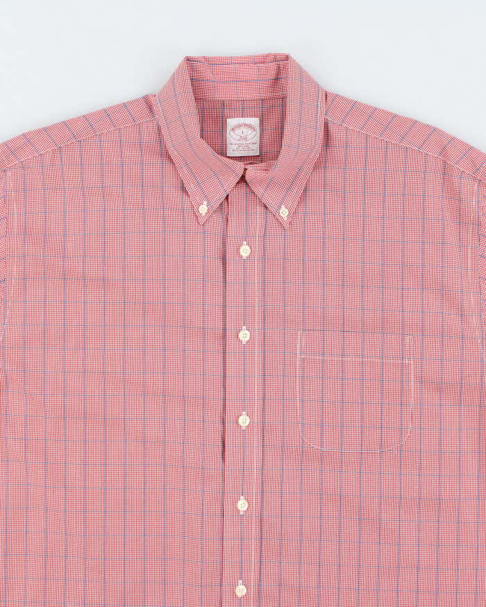 Vintage Brooks Brothers Check Long Sleeve Shirt - L