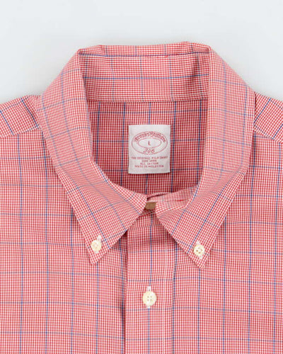 Vintage Brooks Brothers Check Long Sleeve Shirt - L