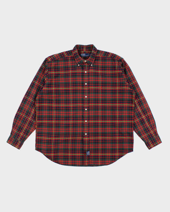 Vintage Ralph Lauren Oversized Check Long Sleeve Shirt - L
