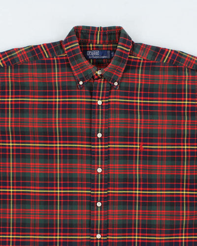 Vintage Ralph Lauren Oversized Check Long Sleeve Shirt - L