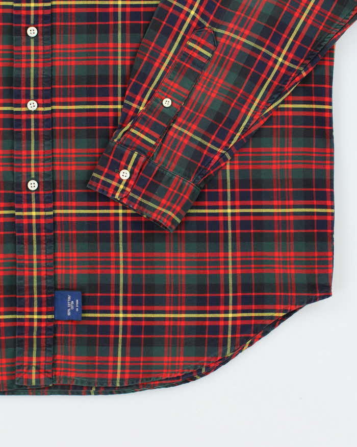 Vintage Ralph Lauren Oversized Check Long Sleeve Shirt - L