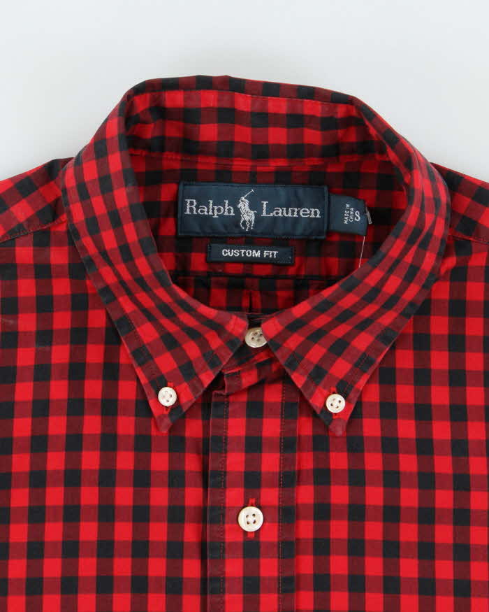 Vintage Ralph Lauren Check Long Sleeve Shirt - S